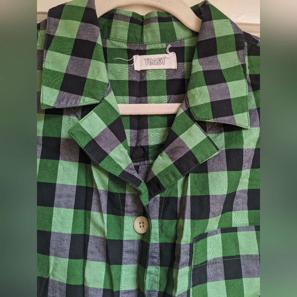 Toast UK cotton button up shirt